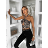 Leopardí sexy vázací top REIGH