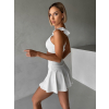 Bílá sportovní souprava TERONA se sukní