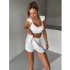 Bílá sportovní souprava TERONA se sukní