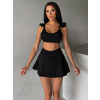 Černá sportovní souprava TERONA se sukní