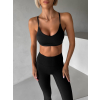 Černá sportovní podprsenka VELIRA na ramínka
