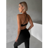 Černá sportovní kroucená podprsenka KIRESTA