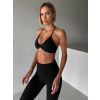 Černá sportovní kroucená podprsenka KIRESTA
