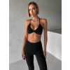 Černá sportovní kroucená podprsenka KIRESTA