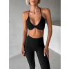 Černá sportovní kroucená podprsenka KIRESTA