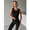 Černé vzdušné sportovní fitness tílko ZALINA