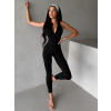 Černý push up sportovní overal DRESIEN