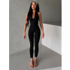 Černý push up sportovní overal DRESIEN