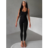 Černý tvarující sportovní overal YUSARI