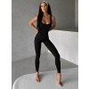 Černý tvarující sportovní overal YUSARI