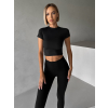 Černé sportovní fitness tričko MEREDIN