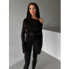Černá jóga tunika DOREMI