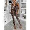 Leopardí stylový dlouhý overal ROSELA