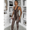 Leopardí stylový dlouhý overal ROSELA