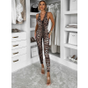 Leopardí stylový dlouhý overal ROSELA