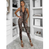 Leopardí stylový dlouhý overal ROSELA