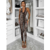 Leopardí stylový dlouhý overal ROSELA