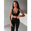 Černá sportovní vlnkovaná podprsenka TRIVEN
