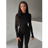 Černá sportovní mikina na zip ZORELA