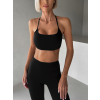 Černá basic sportovní jóga podprsenka MIVORA