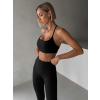 Černá basic sportovní jóga podprsenka MIVORA