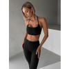 Černá basic sportovní jóga podprsenka MIVORA