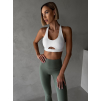 Bílá sportovní jóga podprsenka VEBINE