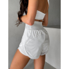 Bílé sportovní fitness kraťasy ASVENY