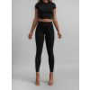 Černé sportovní legíny LOTOLIT s vysokým pasem
