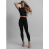 Černé sportovní legíny LOTOLIT s vysokým pasem