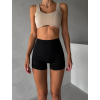 Černé sportovní fitness kraťasy HELOVA
