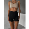 Černé sportovní mini tvarující kraťasy BERINO