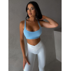Modrá sportovní jóga podprsenka VARITON