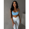 Modrá sportovní jóga podprsenka VARITON