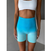 Modrotyrkysové sportovní mini kraťasy HALURER