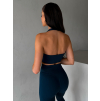 Petrolejová sportovní podprsenka KESINA