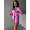 Růžové tenisové áčkové šaty RYTYLA s kraťásky