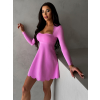 Růžové tenisové áčkové šaty RYTYLA s kraťásky