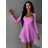 Růžové tenisové áčkové šaty RYTYLA s kraťásky