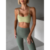 Zelená sportovní jóga podprsenka KOWALA