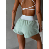 Zelené sportovní krátké kraťasy VERUNI