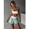 Zelené sportovní krátké kraťasy VERUNI