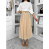 Béžová tylová midi sukně NEXORA