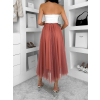 Lososová tylová midi sukně NEXORA