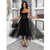 Černá tylová midi sukně NEXORA