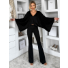 Černý elegantní kalhotový komplet URWALE