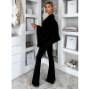 Černý elegantní kalhotový komplet URWALE