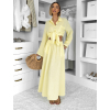 Žlutý mušelínový košilový komplet BELIANE se sukní