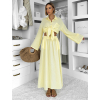 Žlutý mušelínový košilový komplet BELIANE se sukní