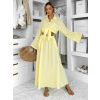 Žlutý mušelínový košilový komplet BELIANE se sukní